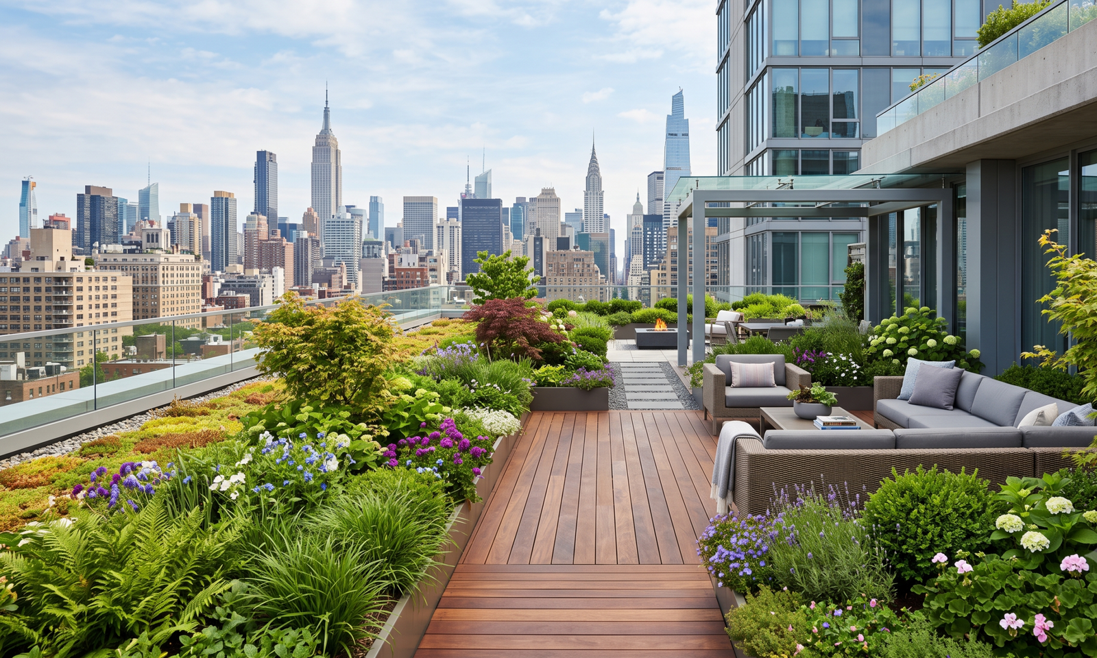 Rooftop Gardens & Green Roofs